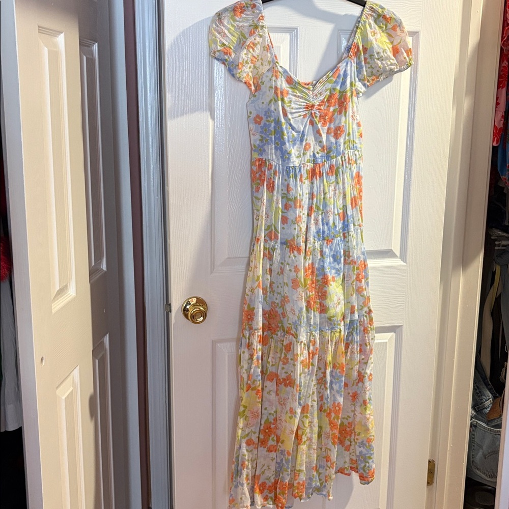 Billabong Floral Maxi Dress - Multicolor